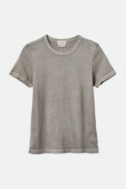 Carefree Organic Garment Dye Slim Crew T-Shirt