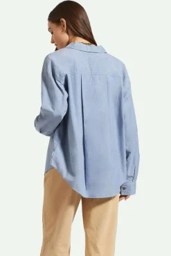 East Side L/S Boxy Woven Shirt