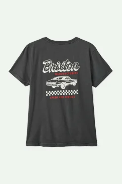 Speed And Service Fitted Crew T-Shirt